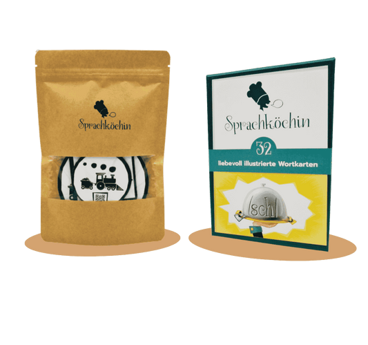 Bundle SCH mit Wortkarten zum Laut /sch/ und Lautsymbol Dampflok von Sprachköchin