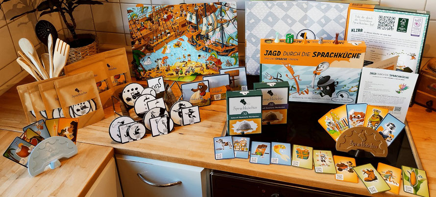 Kindliche Sprachförderung mit den wunderbaren Sprachköchin Produkten, neues Logopädie Material