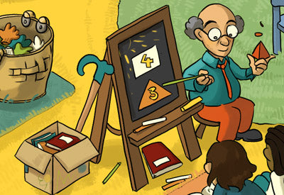 Wimmelbild für die Laute K+T