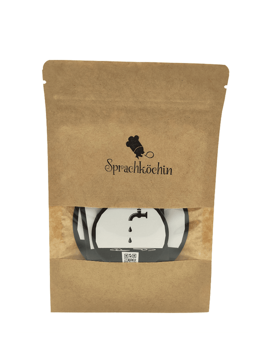 Drei Lautsymbolkarten /t/ Symbol tropfender Wasserhahn