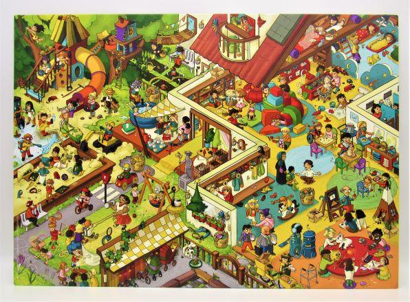 Wimmelbild zum Laut K und T - Sprachköchin