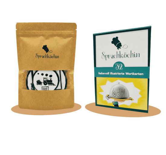 Bundle SCH mit Wortkarten zum Laut /sch/ und Lautsymbol Dampflok von Sprachköchin